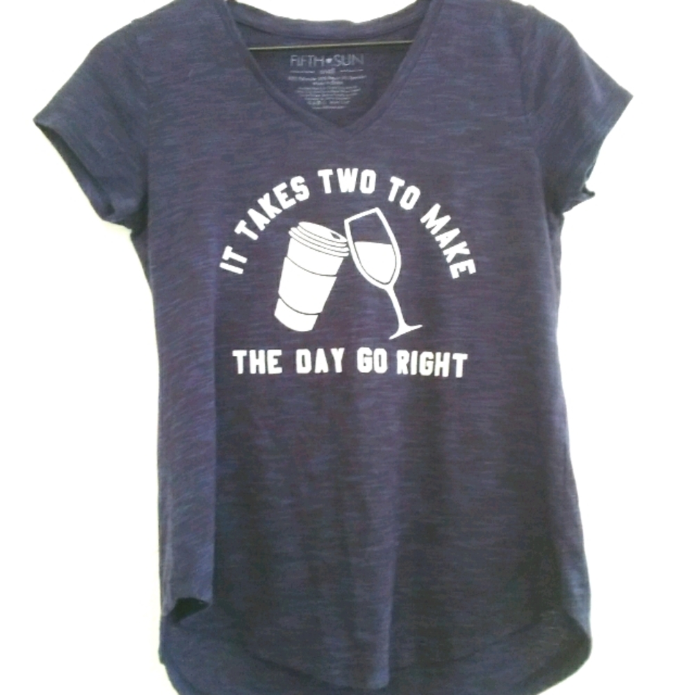 Blue Graphic T-Shirt Fifth Sun Small
